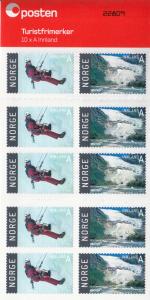 Norway 2013 Booklet 5 each of 2 A Innland Ice climbing, Boya Glacier - Tourism