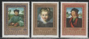 Liechtenstein #817-819 MNH Full Set of 3