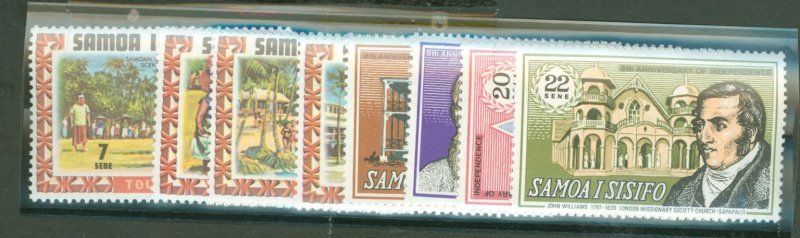 Samoa (Western Samoa) #321-4/344-7 Mint (NH) Single (Complete Set)