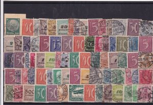 Germany Weimar Republic 1918-1933 Stamps Ref 15772