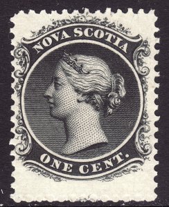 1860-63 Canada Nova Scotia Queen Victoria QV 1¢ MNH Sc# 8a CV $20.00 Stk #7