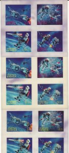 1967 Bhutan Space S/S Souvenir Sheet set MNH Sc# 91 Cm Gn Ko  $40.00