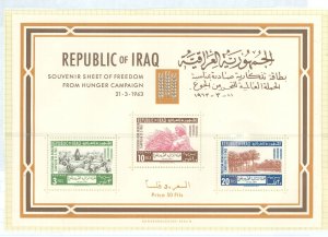 Iraq #335a Mint (NH) Souvenir Sheet