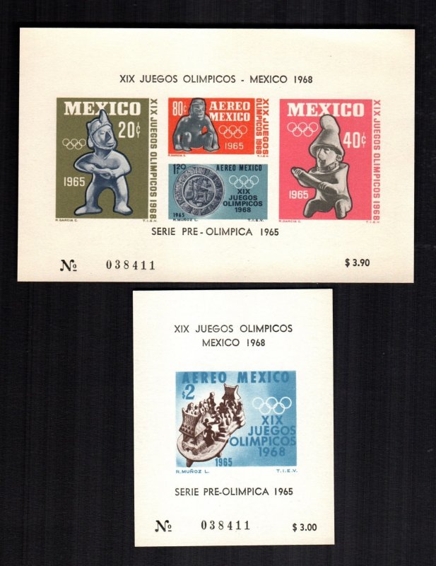 Mexico  13 diff sheets   MNH cat $ 125.00