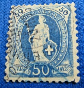 SWITZERLAND 1882  -  SCOTT # 86      USED       (Xs11)