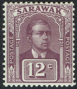 SARAWAK 1918 RAJA BROOKE 12C NO WMK