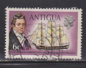 ANTIGUA Scott # 247 Used - King William IV & Ship Pegasus