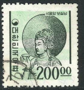 SOUTH KOREA 1964-66 200w BODHISATTVA Definitive Sc 373 VFU