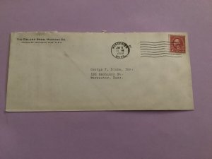 U.S. The Oslund Bros Machine Co 1938 Stamp Cover R50737