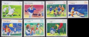 AUSTRALIEN AUSTRALIA [1989] MiNr 1139-45 A ( **/mnh ) Sport