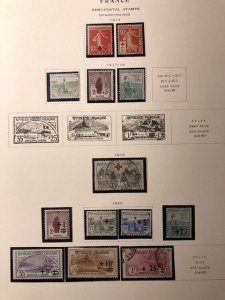 French Semi Postals - 12 pages -