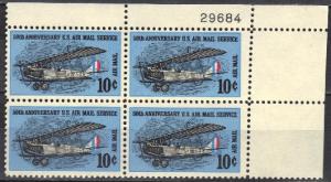 C74, PB-4 #29684U/R. \50- Anniversary Air Mail\ MNH .10 cent