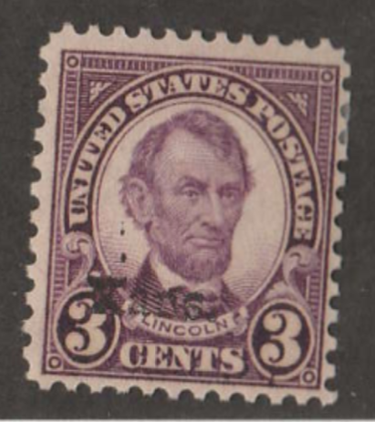 U.S. Scott #661 Lincoln Kansas-Nebraska Stamp - Mint Single