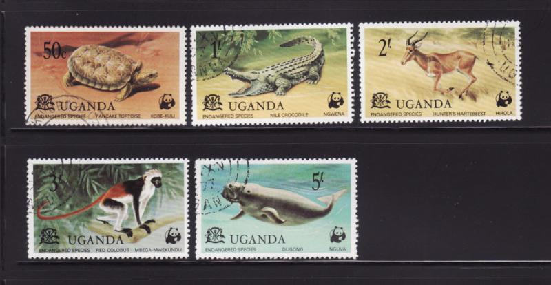 Uganda 176-180 Set U Animals