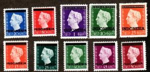 Netherlands Indies # 294-303 Mint!
