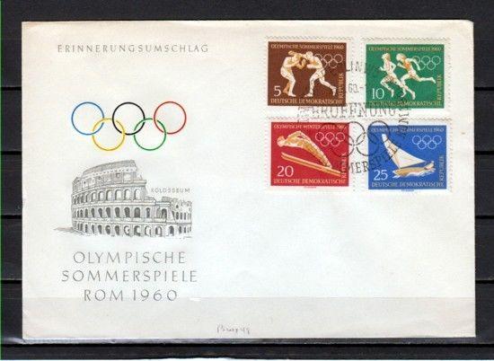 German Dem. Rep. Scott cat. 488-491. Olympics issue. First day cover. #2