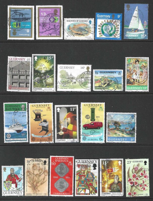 Guernsey 90 different   Used  SC:$22.50 +