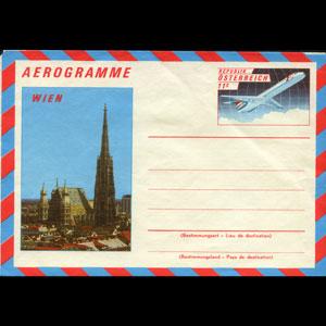 AUSTRIA 1987 - Aerogramme-Plane