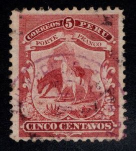 Peru Scott 109 used stamp