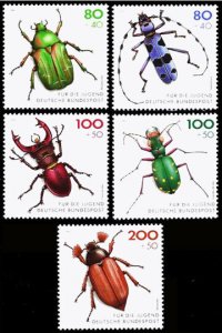 Scott #B745-9 Beetles MNH