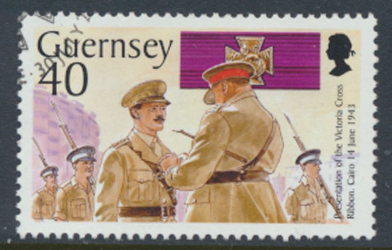 Guernsey SG 968  SC# 780  Victoria Cross  First Day of issue cancel see scan