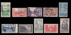 US 756-765, Used - National Parks Imperf Set