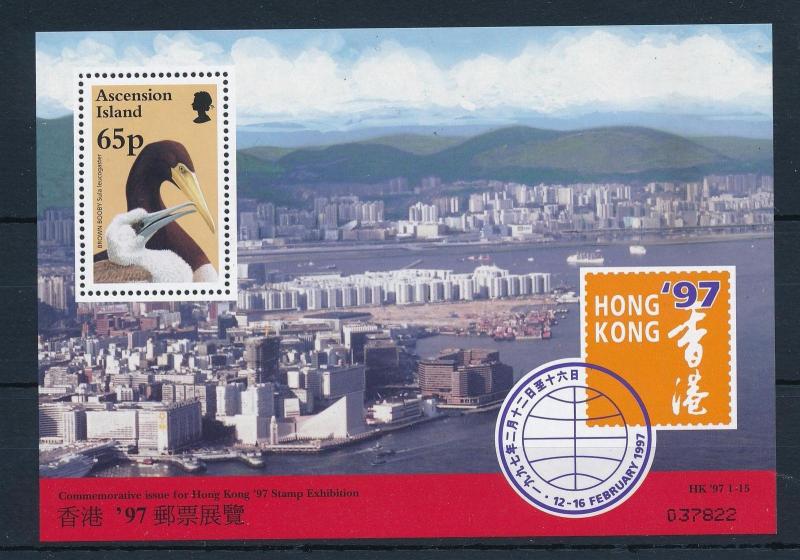 [31044] Ascension 1997 Birds Vögel Oiseaux  Hong Kong Stamp Expo MNH  Sheet