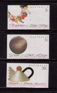 AUSTRALIA Sc# 1095-1097 MNH FVF Set 3 Necklace & Vase  