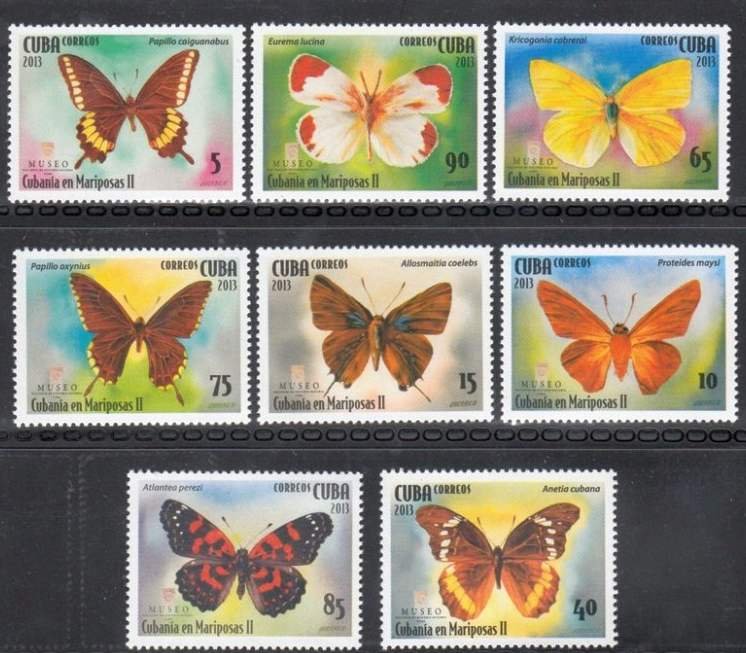 CUBA Sc# 5400-5407  BUTTERFLIES butterfly CPL SET of 8  MNH mint