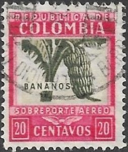 Colombia  Air Post 1932 Scott# C100 Used. Free Shipping for All Additional Items