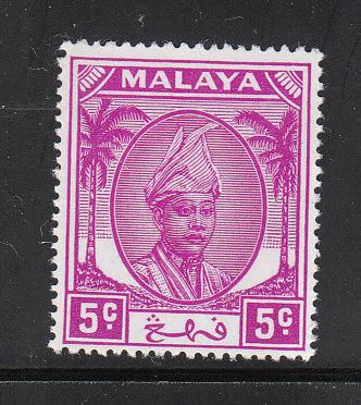 Malaya Pahang 1950 Sc 65 5c MH