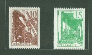 Yugoslavia #627-628 Unused Single