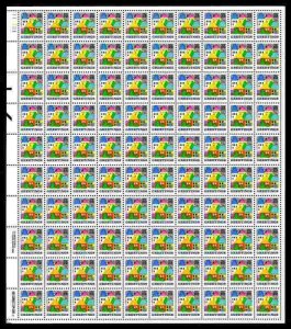 US Stamp - 1986 Christmas Village Scene - 100 Stamp Sheet #2245 