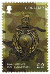 Gibraltar 2014 - Royal Marines - 350th Anniversary - Stamp Scott #1482 - MNH