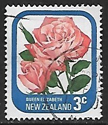 New Zealand # 586 - Rose Queen Elisabeth - used.....{GR5}