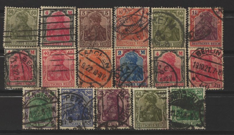 COLLECTION LOT # 3361 GERMANY 17 STAMPS 1920+ CLEARANCE CV+$32