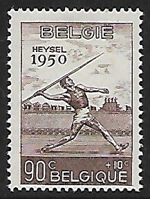 Belgium # B481 - Javelin trowing - MH.....{G}