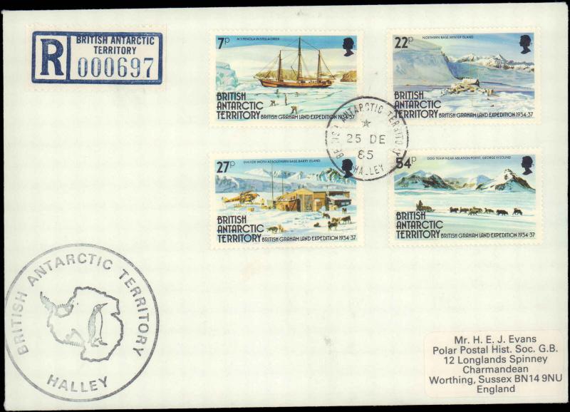 British Antarctic Territory #95, Antarctic Cachet and/or Cancel