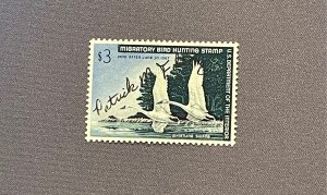 RW33, $3.00 Whistling Swans, Used,  CV $18.00