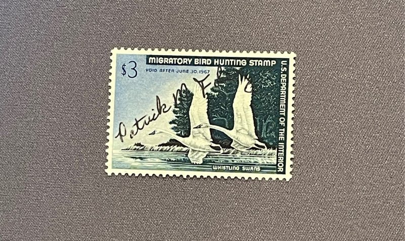 RW33, $3.00 Whistling Swans, Used,  CV $18.00