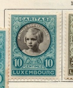 Luxemburg 1927 Early Issue Fine Mint Hinged 10c. NW-191818