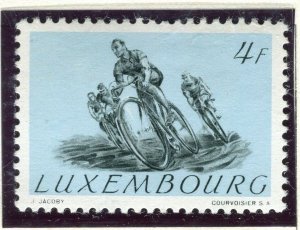 LUXEMBOURG; 1952 early Olympic Games issue Mint hinged 4Fr. value