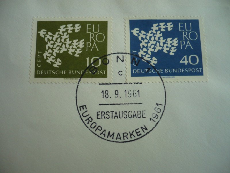 Postal History - Germany - Scott# 844-845 - First Day Cover