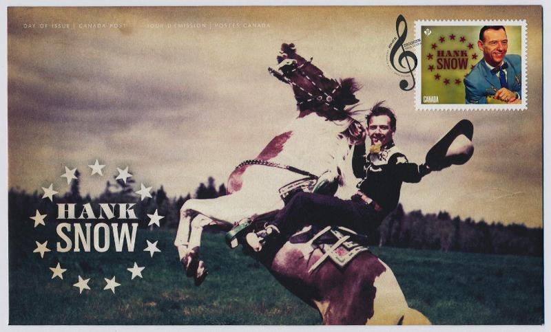 Canada 2766-70 set of FDC's - Country Music Artists, Renee Martel, Hank Snow