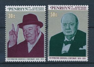 [116746] Penrhyn 1974 Sir Winston Churchill centenary  MNH