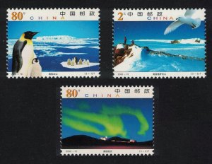 China Penguin Sheathbill Bird Aurora Australis Antarctica 2002 MNH SG#4736-4738