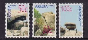 Aruba  #89-91  MNH  1993  rock formations