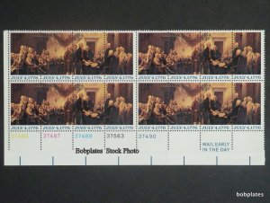 BOBPLATES #1691-4 Declaration Plate Block of 16 F-VF NH See Details&quo...