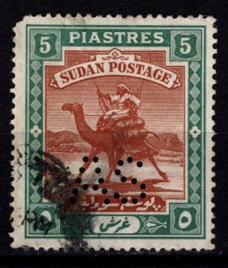 Sudan 1913 Arab Postman inperf. ‘AS’, 5p [Used]