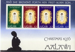 MALAWI 298a MNH SS BIN $2.00 CHRISTMAS